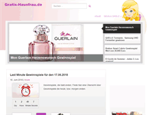 Tablet Screenshot of gratis-hausfrau.de